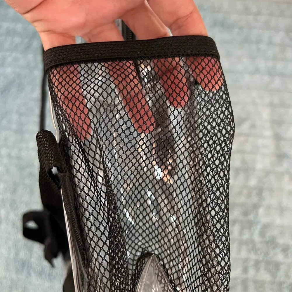 Clear Stadium Backpack Transparent PVC Bag Event Approved - Picture 7 of 10